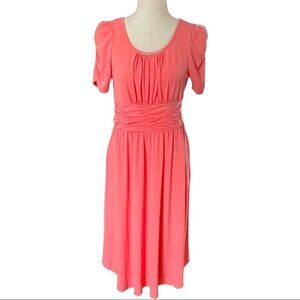 Tracy Lynn Ruched Fit & Flare Dress Sz M